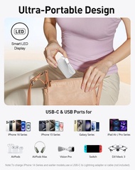 Iwalk Macrogo 30w Portable Charger With Stand 10000mah – Fast Charging Power Bank (Ubm001)White