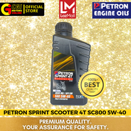 Petron Sprint 4T SC800 (800ml) 5W-40 Scooter Oil Fully Synthetic