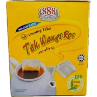 888 Teh Wangi Ros Uncang Teko Potbag 2g x 100's (Container)