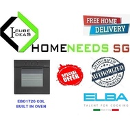 Elba EBO 1726 Built-In Oven | Double Glazed Glass Door | Free Delivery