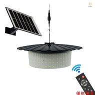 Ado)Solar Pendant Lights with Remote Control Human Body Sensor 5 Modes 3 Timing Dimmable Outdoor IP6
