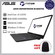 Asus ExpertBook B1403CVA i3-1315U 8GB DDR4 RAM 256GB NVMe SSD Win 11 Home Single Language (Refurbish