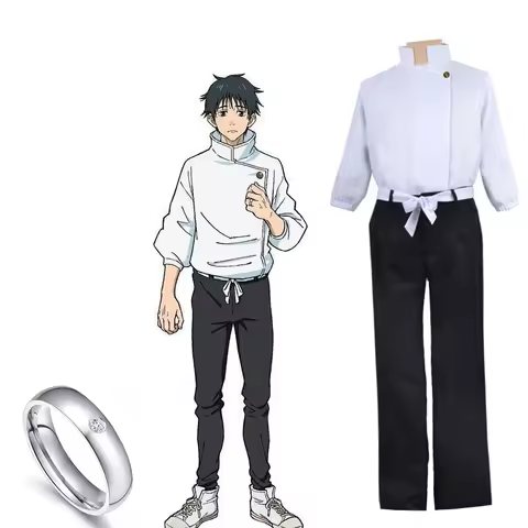 Anime Jujutsu Kaisen Yuta Okkotsu Cosplay Costume Men Women Yuta Okotsu Wig Cosplay Halloween Party