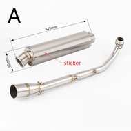 ZESSZ CC110 Cub110ไอเสียมอเตอร์ไซค์2018-2023ระบบท่อไอเสียแบบเต็มสำหรับ Honda Cross 110CC ท่อไอเสียท่