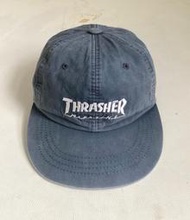 #THRASHER 藍灰色老帽 棒球帽