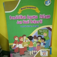 buku modul pengayaan/lks agama islam k13 kelas 6 smtr 1 bina pustaka