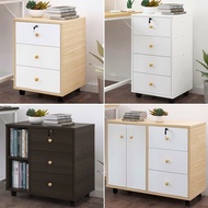 Office File Cabinet Modern Drawer With Lock Mobile Storage Small Wheels Construction Position Tidy Storage