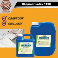 Obaproof latex 1108 4 liter / 18 liter obaproof susu simen susu jubin susu tile latex tiling cement 
