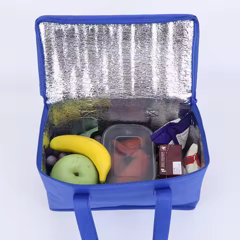 Outdoor Portable Insulation Cooler Bag Thermal Bag Picnic Lunch Bento Thermal Box Cooler Box Drink B