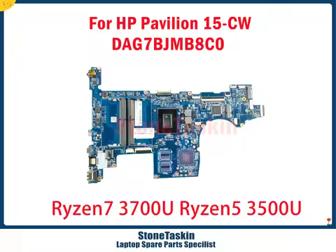 StoneTaskin DAG7BJMB8C0 For HP Pavilion 15-CW 15Z-CW Laptop Motherboard Ryzen7 3700U Ryzen5 3500U DD