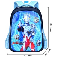 Beg Budak 35cm(4-6 Tahun) School Bag Kids Ultraman Taro Geed Spiderman Beg Sekolah Budak Lelaki  Bag