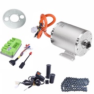 Electric Brushless Motor Kit 48V 2000W 4300RPM, 48V Mid Drive Motor with BLDC Controller 80A, Electr