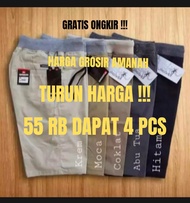 TURUN HARGA !!! 60 RB DAPAT 5 CELANA SANTAI CHINOS DEWASA PENDEK / CELANA PENDEK CHINO SANTAI GRATIS