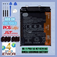 Xmi Mi 11 Ultra 5G M2102K1G M2102K1C Mi11 Pro M2102K1AC BM55 5000mAh Battery Mi11ultra BATERI BATERY