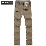 Jeep Spirit 1941 estd Outdoor Casual Pants Mens Thin Workwear Multi Pocket Quick Drying Charge Pants