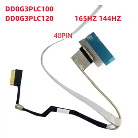 New LCD LED Video Flex Cable For HP OMEN 8 TPN-Q278 15-FA 15-FB 144HZ 165HZ 40PIN 0.5 Laptop DD0G3PL