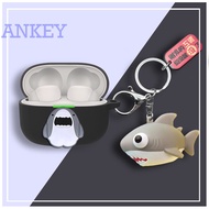 Sony LinkBuds S Case Protective Cute Cartoon Shark Cover Bluetooth Earphone Shell Accessories TWS Headphone Portable