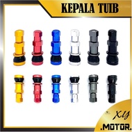 COLOUR TUBELESS VALVE HEAD/KEPALA TUIB COLOR TYRE TIRE TAYAR TUBELESS VALVE KEPALA TUIB ANGIN TAYAR MOTOSIKAL Y15 LC135