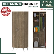 FURNITURE LIFE ArisaHome Cleaning Cabinet 2 Door  Kitchen Cabinet  Multi Purpose Cabinet  Storage Ca