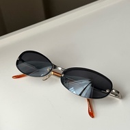 ️ ️Vintage Glasses From The 90s New Old Work 20 Years (New) Free Size For Thai People Imported Produ