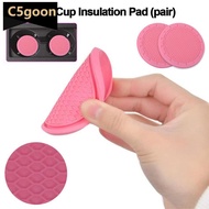 C5GOON 2Pcs/set Car Cup Mat Rubber Vehicle Coaster Water Cup Bottle Holder Non-slip Pad For Auto Int