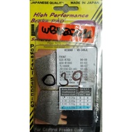 Disc Pad ZX6/GSX1000/GSX750(DP-039)