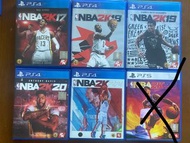 PS4 NBA 2K17, 2K18, 2K19, 2K20, 2K22, 2K23 Games