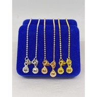 Bijilada anklet + 2 bells / genuine silver 925 gold plated anklet / latest women's fashion anklet