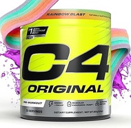 Cellucor C4 Original Pre Workout Powder Sugar Free for Men & Women 200mg Caffeine + CarnoSyn Beta-Al