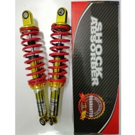 ABSORBER HONDA WAVE100/WAVE125 ADJUSTABLE ABSORBER -RED