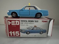 Tomica 115 Toyota Crown Taxi 模型車