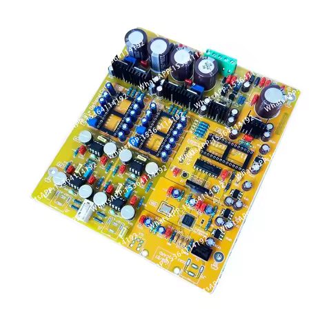 PCM58 +AK4118 Decoding Board NE5534*4 OP AMP USB Bluetooth Coaxial Fiber Decoding 192K 24bit R2R DAC