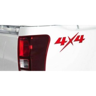4x4 Sticker for isuzu dmax