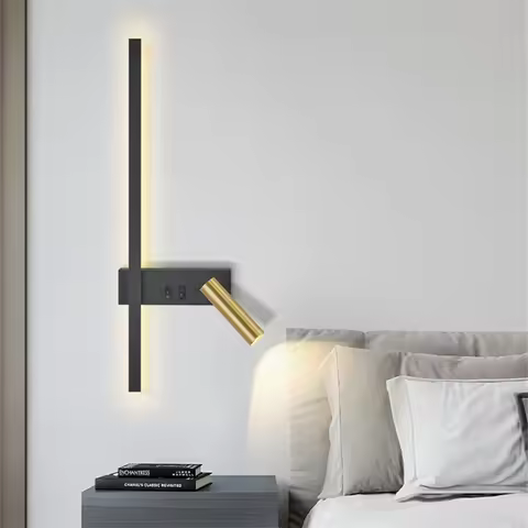 Wall lamp Nordic modern creative led simple living room sofa background wall decorative lamp reading