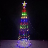 Christmas Tree Display Home Decoration Christmas Lights LED Light Show Colorful 150cm