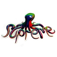 SUPREME TENTACLES STICKER Octopus Colorful Graffiti LOGO Waterproof Luggage nanc
