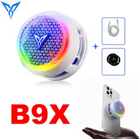 New Flydigi B9X B8X Phone Cooler Frequency Conversion Heat Dissipation Magnetic Radiator RGB Light F