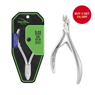 Cuticle Nipper - D-03 JAW 12 | Stainless Steel | Durable and Sharp | Ergonomic Design | Grey Plated 
