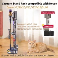 Vacuum Stand Rack compatible with Dyson V7 V8 V10 V11 and V12 V15 Digital Slim Fluffy series