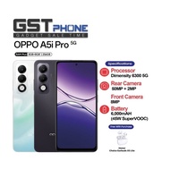 Oppo A5i Pro 5G (8GB+8GB Extended Ram+256GB Rom) (Original Malaysia Set) With Premium Gift
