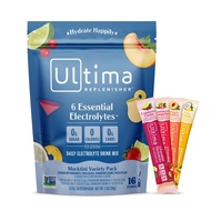 Ultima Replenisher Hydration Electrolyte Powder Drink Mix Sugar-Free Mocktini Variety Pack 16 Ct