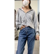 GU brand Japanese fish skinJacket. cool cotton.90% new.N116-D46