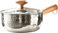 Scizorito Thickened 304 Stainless Steel Pot, Solid Wood Anti Scald Handle With Hook, Multifunctional