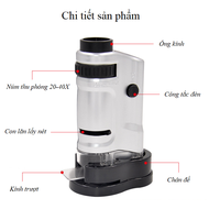 Kính lúp cầm tay 20X-40X siêu rõ nét