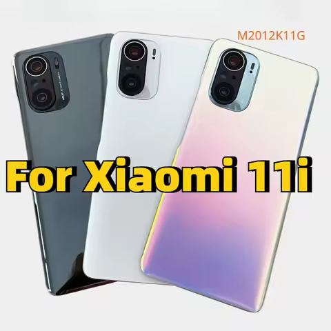 New For Xiaomi Mi 11i Mi11i M2012K11G 108MP Back Cover Housing Door Rear Battery Case Glass Lid Repa
