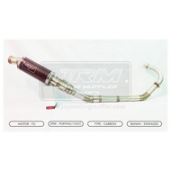 Knalpot Satria Fu Porting 155Cc Carbon - Jrm Joyo Racing Muffler Amanah