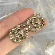 Gujia GUCCI GUCCI Earrings Retro Distressed