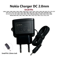 Nokia Ac Small Pin 2.0mm Travel Charger For N70 1200 N95 6100 6111 6280 Asha 303 305 306 308 309 310
