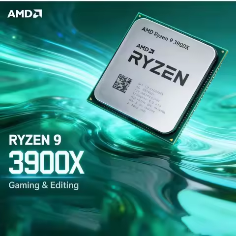 AMD R9 3900X Ryzen 9 3900X 3.8GHz Base 4.6GHz Max Boost 12 Core 24 Thread AM4 High Performance CPU N