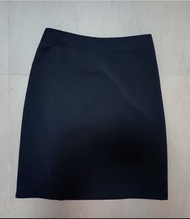 Mastina 黑色 西裝套裝 外套 及 半截裙 直條 番工 OL lady 見工 恤衫